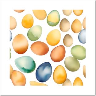 National Egg Month January - Watercolors Posters and Art